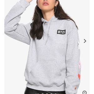 ❗️ SOLD ❗️BT21 logo hoodie